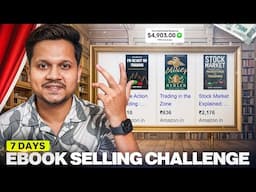 7 Days Ebook Selling Challenge - Live Sales & Profit!💰 Digital Product Selling Challenge 🚀