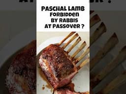 Rabbis twist scripture | Pascal lamb forbidden at Passover meal ⁉️