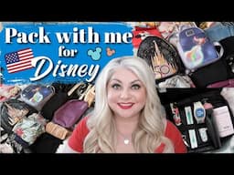 PACK WITH ME FOR DISNEY WORLD 🏰 🇺🇸 Outfits, park essentials, ears and more! AD