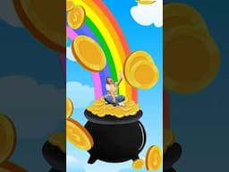 Rainbow and Gold Craft! #kidslearning #kidsfun #kidsactivities
