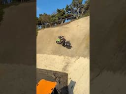 Crazy curved wall ride! #shortvideo #youtubeshorts