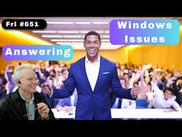 Responding to Tech Questions From Users and IT Pros (651 Fri)