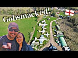 Americans TOURING the Norfolk & Suffolk Aviation Museum - UK Vlog