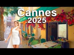 Cannes 2025 Walk 8K - Luxury City before Cannes Film Festival 2025
