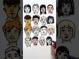 How to Draw Faces #drawingtutorial  #arttutorial #drawing #sketching #portraitdrawing