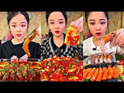 *1 HOUR*ASMR CHINESE FOOD MUKBANG EATING SHOW | 먹방 ASMR 중국먹방 | XIAO YU MUKBANG #126