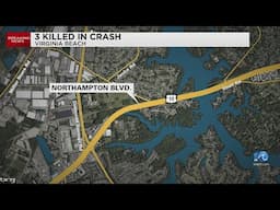 VBPD: 3 dead after vehicle crash on Northampton Blvd.