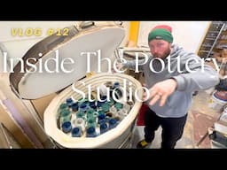 Pottery Studio Vlog: Glazing, kiln unload, wholesale orders