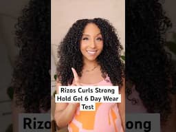 New Rizos Curls Strong Hold Gel 6 Day Wear Test!