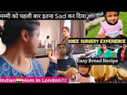 Indian Mom Productive Day in London | Easy tutti frutti Bread Recipe | Slow Living Vlog~knee surgery
