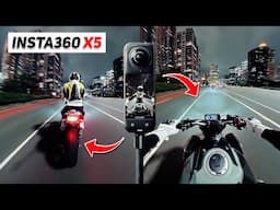 Motovlogging With The NEW Insta360 X5 | 8K Low Light 360 Camera