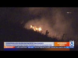 Controlled burn could help figure out how the Palisades Fire started 