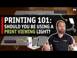 Printing 101: How and why to use a print viewing light?