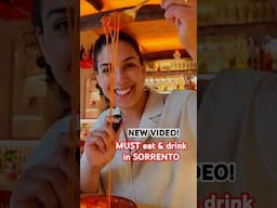🇮🇹 Craving a taste of southern Italy? I just dropped a full food tour of Sorrento!