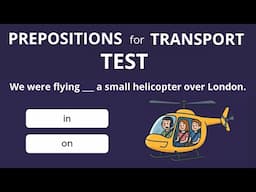 IN, ON, or AT? Master Transport Prepositions in Minutes!