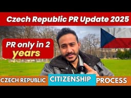 Czech Republic PR only in 2 years Good Update | Czech Republic PR, Passport