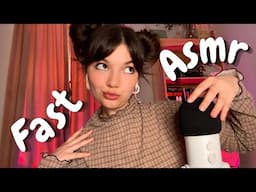 ASMR | Unpredictable Fast Triggers For Tingle Immunity (Mic Triggers, Mouth Sounds Tapping, Rambles)