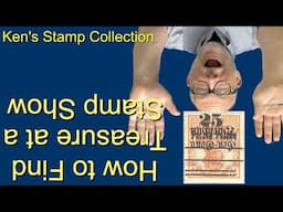 How to Find Treasures at a Stamp Show