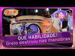 Grelo exibe talento e empina bike | Sabadou com Virginia (26/04/25)