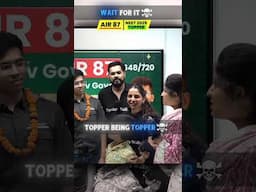 AIR 87 Got No Chill 🤣💀 | NEET Topper #neet2025