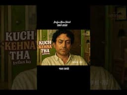What if Irrfan could speak to us… one last time? he reminds us: don’t wait till it’s too late.