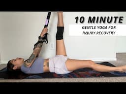 Gentle Hamstring Stretch For Knee Injury / Hamstring Injury Recovery (10 Minutes)