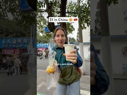 What $1 Gets You in Chengdu, China! #chinatravel
