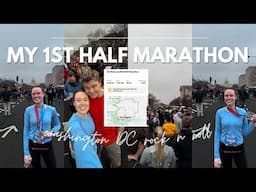 1st Half Marathon Vlog 🏃‍♀️💕 | Washington DC Rock n Roll Half Marathon | Weekend  + Race Recap
