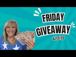 Winner Announced for Friday Giveaway 6/13/25 & Enter the New Friday Giveaway for 6/20/25