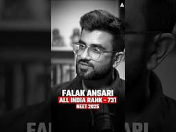 Falak Ansari (All India Rank 731) NEET 2025 Topper Podcast with Nitesh Devnani Sir!