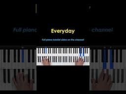 Everyday piano arrangement