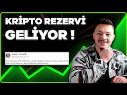 KRİPTO REZERVİ KESİNLEŞTİ - TRUMP ALTCOİNLERİ YÜKSELTİYOR