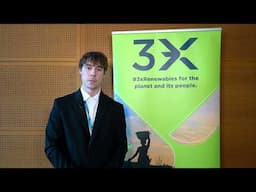 Ilija Franeta, IRENA 2025 Youth Forum Delegate, supports tripling renewable power capacity by 2030