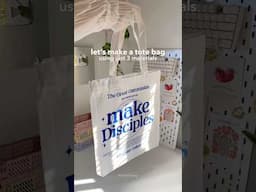 let’s make totebags using just 3 shopee finds! ✨#diy #totebag #shopeefinds #clothingbrand