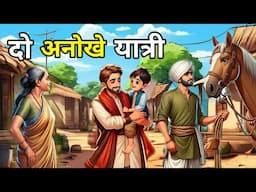 🔴 दो अनोखे यात्री । Hindi Moral Story  | कहानियाँ I | Cartoon Moral kahani। bedtime story