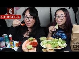 PUMBA TRYING CHIPOTLE FOR THE FIRST TIME | CHIPOTLE AND SHRIMP MUKBANG