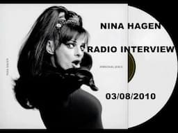 NINA HAGEN 2010 Interview about "Personal Jesus" AUSTRIAN RADIO