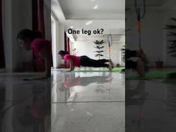 Every woman should be able to do 11 push ups (on one leg)