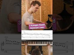 3 Arpeggio-Based Dominant Lines #jazz #music #piano #pianist