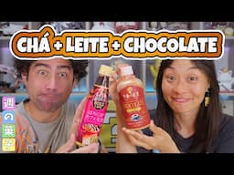 CAFÉ CONCENTRADO NA GARRAFA PET e CHÁ COM LEITE E CHOCOLATE - Japão Nosso De Cada Dia