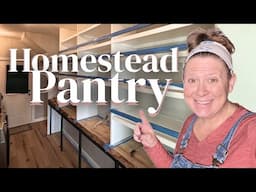 Massive Pantry Redo! EVERYTHING In Our Alaska Homestead Walk-In Storage