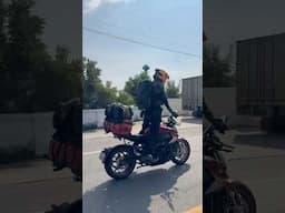 Feels like flying!🏍️❤️✈️ #electricmotorcycle @MarcTravels #evbike #marctravels