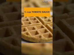Keto Breakfast Pizza Waffles 🧇🍕🔥 #keto #recipe