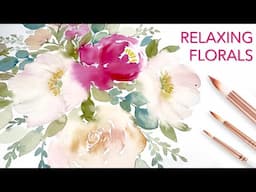 Relaxing Florals - My Process