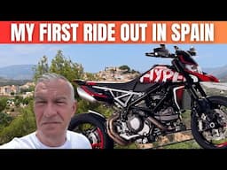 First Motorcycle ride out in Spain