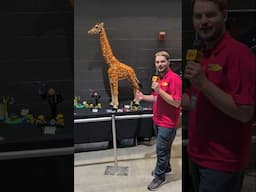 Huge LEGO Giraffe by Roldan Grace #lego #giraffe #animals