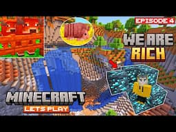 WE BECAME RICH 💎 | Minecraft Lets Play | #4 | THE COSMIC BOY