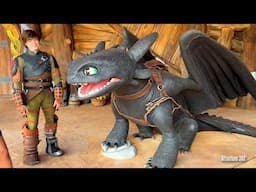 So Lifelike! CUTEST Toothless & Hiccup Interaction Ever at the New Epic Universe Theme Park