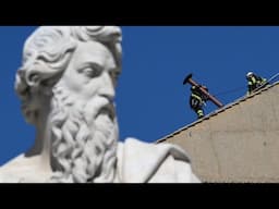 "Esperemos que seja rápido". Vaticano começa a instalar chaminé para o Conclave