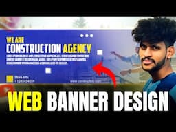 Web Banner Design எப்படி பண்ணுறது? | Photoshop Tutorial in Tamil